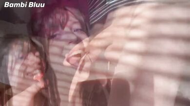 Cute Amateur Girlfriend Surprises Big Cock BF with Sloppy Blowjob in the Sunlight with new Sex Toy