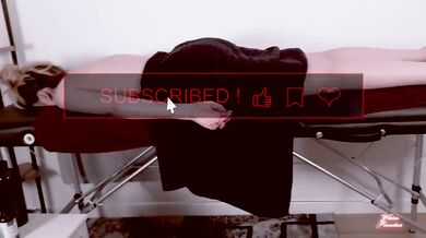 Big ass slut cheats boyfriend without condom with masseuse BBC. CUMSHOT !