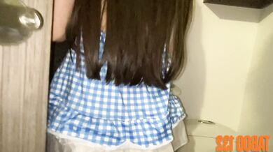 POV - VIRGIN SCHOOLGIRL SHOWS ME HER DIRTY PANTYS