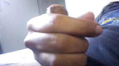 I fill my cock with sweet semen cream