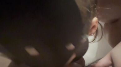 Best blowjob ever and cumshot with 18 y.o. school girl