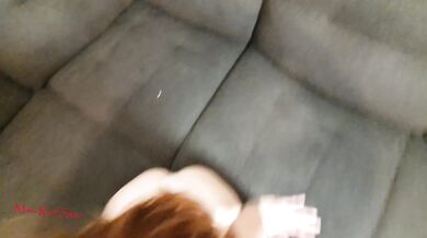 My Step Sister Wants to Fuck On Couch! In her Porn Pink Lingerie