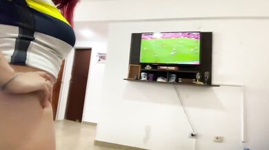 Argentina Loses Bet and FUCKS His Friend Watching Soccer