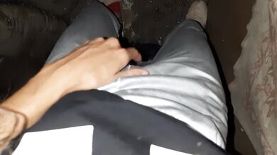 My neighbor and I masturbate together in the barn so that no one sees and cum many times - IkaSmokS
