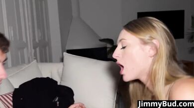 HUGE BOOBS 19yo Ángel youngs bouncing on my cock and cumming so hard!