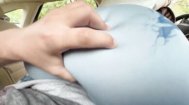 Hot Stepsister Making Me Cum with Her Tight Ass Public