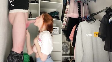 Teenagers locked themselves in the dressing room and fucked passionately