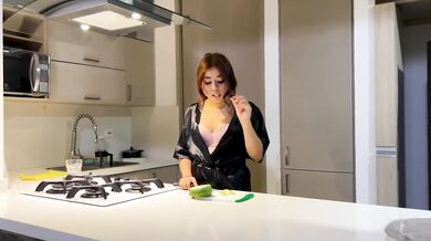 Housewife CelesteAlba gets fucked by masked burglar with big cock who breaks into her house