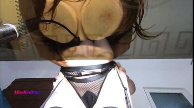 Dirty College Slut wants her Tongue covered with BIG Creamy Load-Loud Screaming and Rough Doggystyle