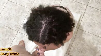 Training with my student BootyWhite I end up her until I make her squirt