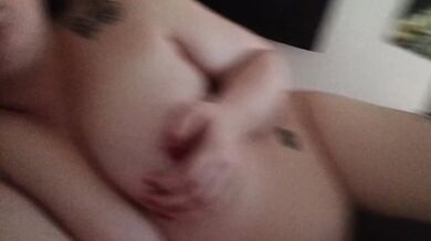 Pillow Humping With A Vibrator