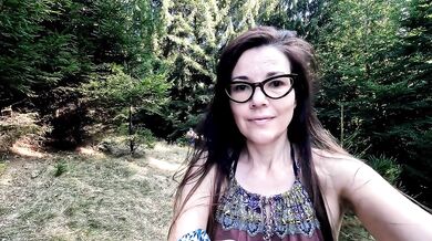 Stranger FUCKED n CREAMPIED my Gapped Hairy Pussy in Wilds # After Fuck PEE with CUM leaking