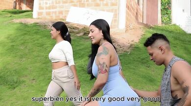 Workout routine ends in hot sex with a tattooed Latina - Jacob New Man