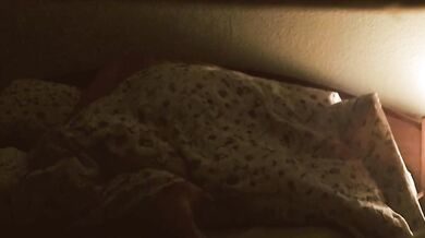 Fucking my horny wife in bed under the blanket