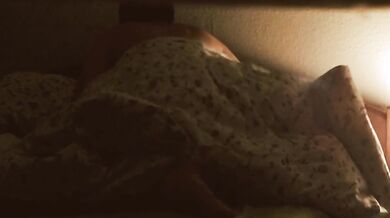 Fucking my horny wife in bed under the blanket