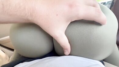 Big Ass Stepsister Humping and making Stepbro Cum