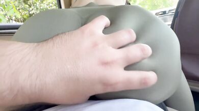 Big Ass Stepsister Humping and making Stepbro Cum