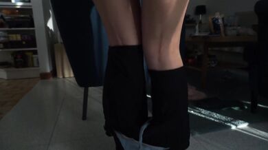 Stripping out of my Nike gym clothes