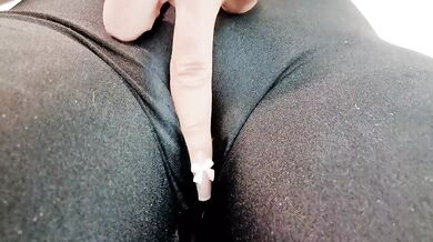 CamelToe Leggins / Secretary / Playing with Sperm