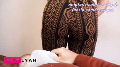 Hot Assjob Lap Dance in Flare Pants