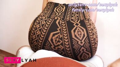 Hot Assjob Lap Dance in Flare Pants