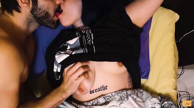 HOT KISSING and NIPPLE play is everything that she needs to CUM hard - Unlimited Orgasm