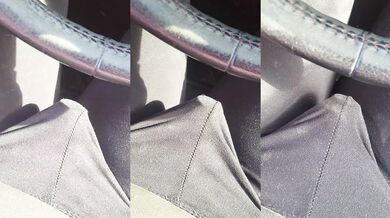 Orgasm with vibrator while driving