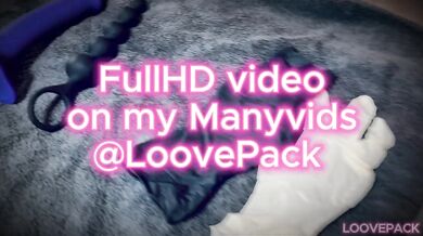 POV huge cumshot from milking and high heels trampling in shiny leggings