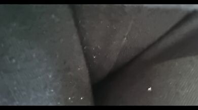 at my aunt's house I jerk him off with my hands and with my ass in leggings and then he covers cum