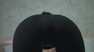 Blowjob Sounds and Pussy In Leggings Close Up