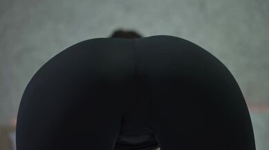 Blowjob Sounds and Pussy In Leggings Close Up