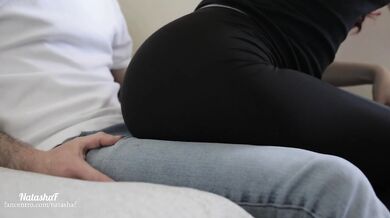 Sneaky Farts on your lap with leggings
