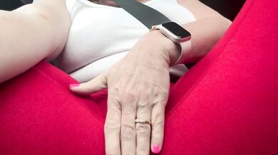 Masturbating in the Car and Soaking my Leggings in Public