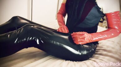 Ruined Orgasm - intense handjob with prostate stimulation and high heels domination