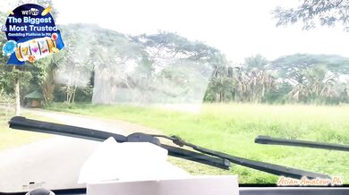 UBER DRIVER COULDN’t RESIST ASKING FOR A BLOWJOB. RISKY PUBLIC OUTDOOR BLOWJOB CUM IN MOUTH