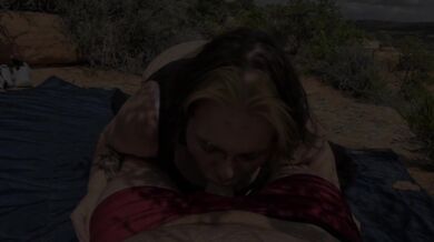 Stranger Flashes Ass and Titties Before Getting Fucked on a Hike