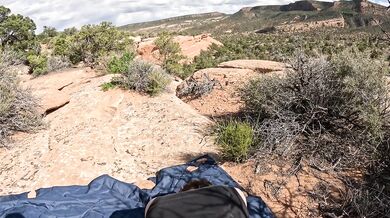 Stranger Flashes Ass and Titties Before Getting Fucked on a Hike