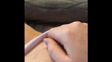 Peeing my leggings and cumming