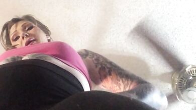 Sinful Dry Hump Soaking Leggings With Cum Dry Humping
