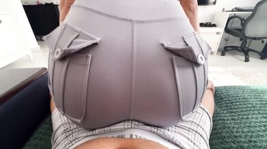 Step sis knows how to turn me on, Humping my Cock in New sport Pants