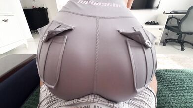 Step sis knows how to turn me on, Humping my Cock in New sport Pants