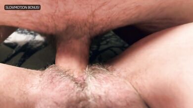 Mary - Hairy MILF Pussy Closeup cumshot