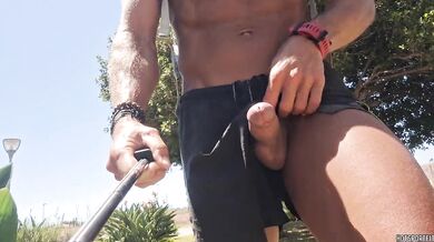Summer hot compilation - Exhibitionist Couple masturbating and naked in beach and public streets