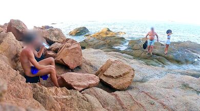 INFIDELITY DAY - I cheat on my husband on the beach by fucking with a stranger