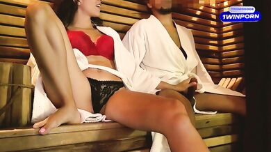 I fuck a stranger in the sauna
