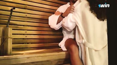 I fuck a stranger in the sauna