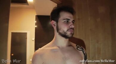 Peeped on naked girl in public sauna