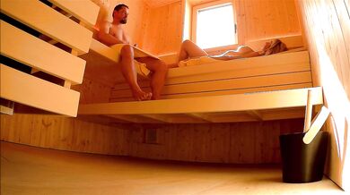 Surprise in the sauna