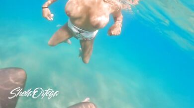 Sheila Ortega Sucking & Fucking me underwater meanwhile snorkeling