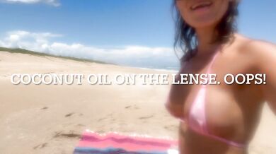 84 Asian milf wife gets microbikini beach creampie OnlyFans @ Appleliu76
